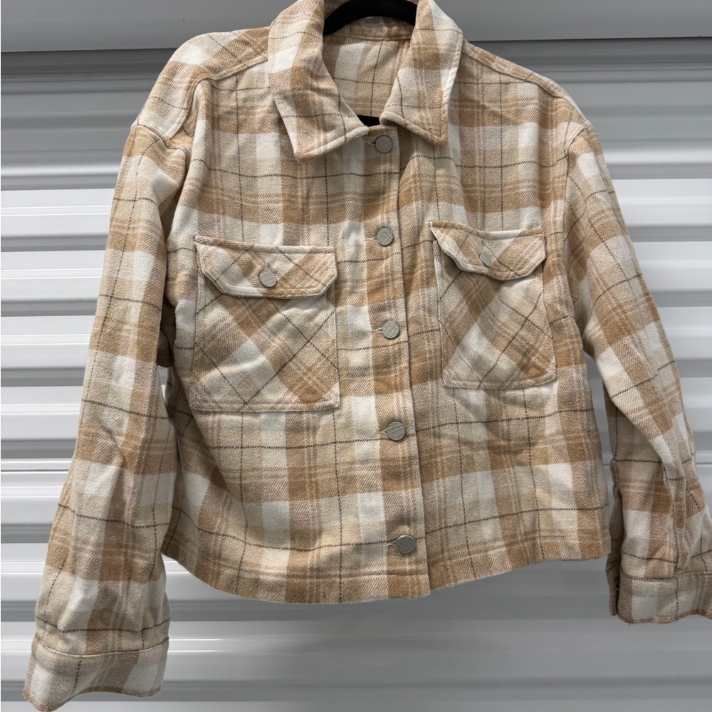 Plaid Tan Jacket